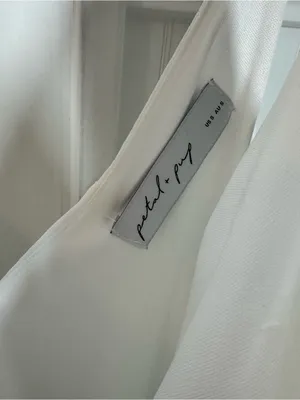 Petal & Pup Ciao Ruffles Maxi Dress in white size small bridal engagement‎ vacay thumbnail 5