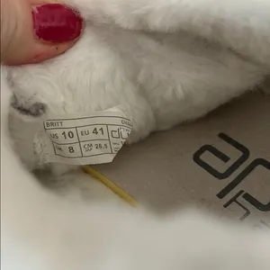HEYDUDE Britt Mid Grey Faux Fur Slip On Boot‎ thumbnail 6