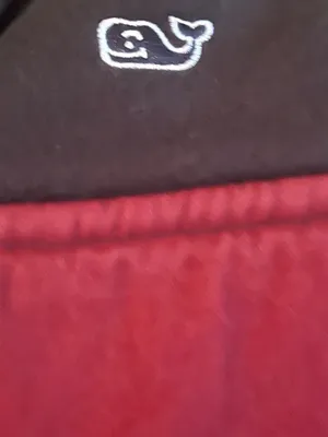 Vineyard Vines Quarter-Zip Sweatshirt with Red Shoulder Panels thumbnail 3