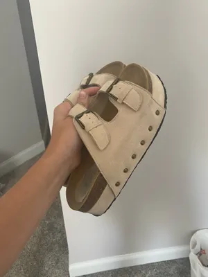 platform sandals Tan Size 9.5 thumbnail 3