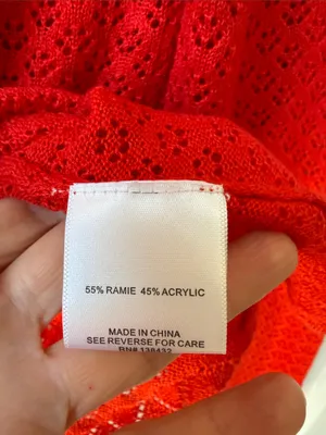 Modcloth Red Knit Peplum Sweater thumbnail 4