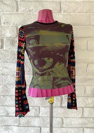 Urban Outfitters Crochet Patterned Top thumbnail 3