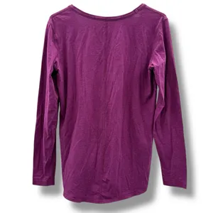Lululemon Purple Long Sleeve Scoop Neck High Split Hem Shirt‎ Sz S thumbnail 4