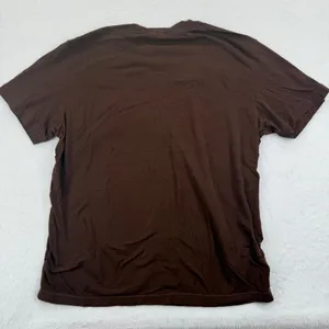 Skims Brown Crew Neck T-Shirt‎ Top Modal Blend Women's Medium Soft Casual Tee thumbnail 7