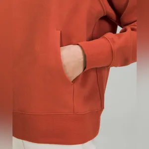 LULULEMON Loungeful Hoodie Sweatshirt Pullover Fleece in Red Rock Size 6 thumbnail 6