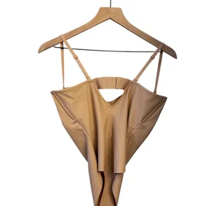 New without tags SKIMS Body Molded Underwire Thong Bodysuit Large in Clay thumbnail 2