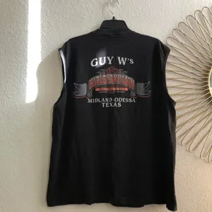 2001 Y2K Vintage Harley Davidson sleeveless graphic biker muscle tank tee t-shirt Size XXL thumbnail 5