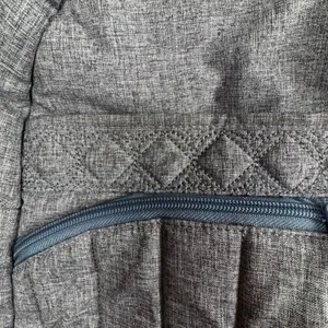 Lug Boxer Overnight Athletic Gym Bag Heather Grey Quilted Travel Shoe compartmen thumbnail 5