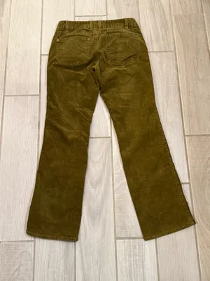 J. Crew Olive Green Corduroy Bootcut Pants size 4S thumbnail 5