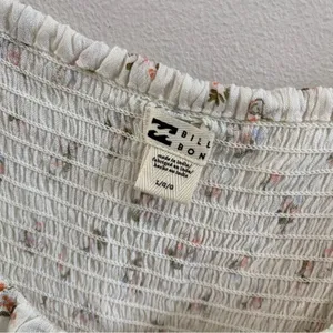 Billabong Love Somebody Cropped Balloon Sleeve Top Sz L‎ Boho Coastal thumbnail 7