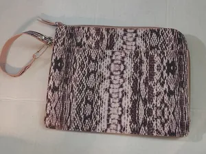Pink Faux Crocodile Wristlet Accessory Casual Animal Print Boho Rocker Party thumbnail 1