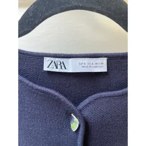 Zara Sweater Vest SM Blue Preppy Academic Ivy League Sophisticated Classic Chic thumbnail 3