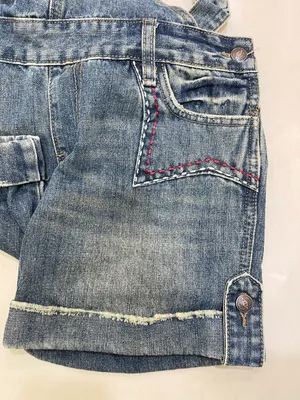 International Premium Jeans Levi's Styled womens Premium Vintage Overalls Blue Medium 100%cotton. thumbnail 6