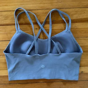 Lululemon Like a Cloud Longline Bra B/C Cup in Light Solar Grey thumbnail 4