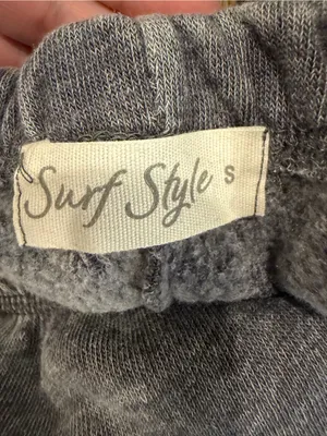 surf style Gray Jogger Sweatpants with Colorful Sun Graphic thumbnail 2
