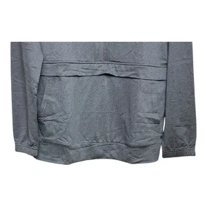 Mondetta Active Pullover  Spandex‎ Quarter Zip Kangaroo Pocket Gray M thumbnail 3
