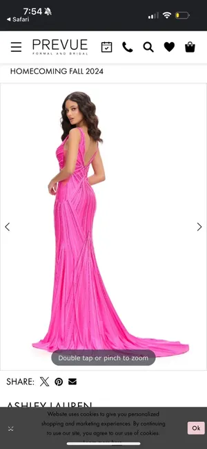 Ashley Lauren Homecoming Dress thumbnail 3