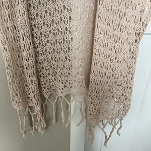 Mossimo Supply Co. Beige Open-Knit Cardigan thumbnail 4