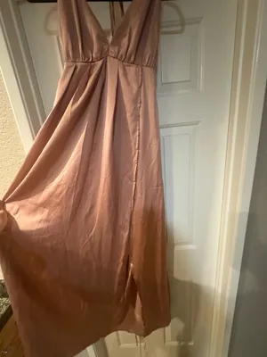 Peppermayo Satin Wrap Dress Maxi thumbnail 2