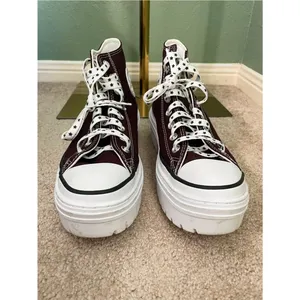 Converse Chuck Taylor All Star Lugged Sneakers Star Reflective Laces Size 9.5 thumbnail 3