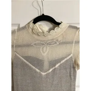 Anthropologie Lia Molly Lanterns Glow Bird Crochet Fit & Flare Mini Dress XS thumbnail 3