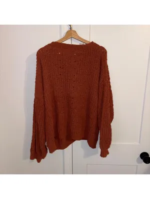 POL Boutique $79 Woman’s L Cable Chunky Knit Sweater Size L Cozy Style: FST296 thumbnail 6