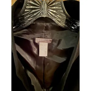 Investments Womens Size 16 Black 3 Button Front Pockets Blazer Suit Jacket Coat thumbnail 2