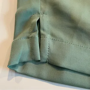 A New Day Jogger Pants Women’s Size Medium Green Lightweight Tapered Leg Pull On thumbnail 8