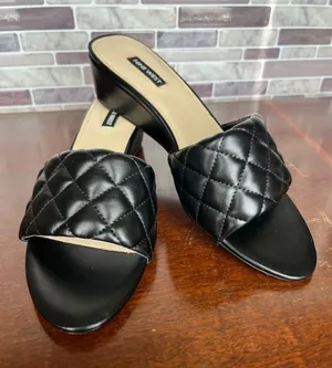 Nine West Lancie3 Quilted Wedge Sandals thumbnail 1