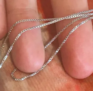 Necklace b304 18.5 inch chain 925 sterling silver thumbnail 1