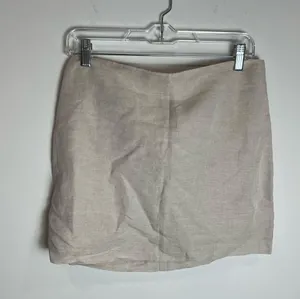 H&M Linen Blend Casual Skort thumbnail 1