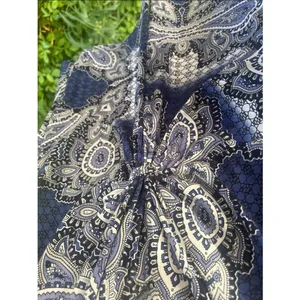 Daisy Fuentes Navy and White Paisley Knot Front Camisole thumbnail 3