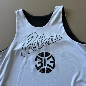 A4 Detroit Pistons Jersey Tank thumbnail 3