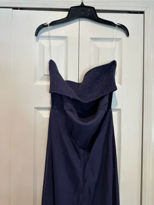 Princess Polly Yahir Strapless Maxi Dress Navy thumbnail 5