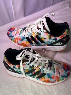 adidas Multicolor Athletic Sneakers with Black Stripes thumbnail 4