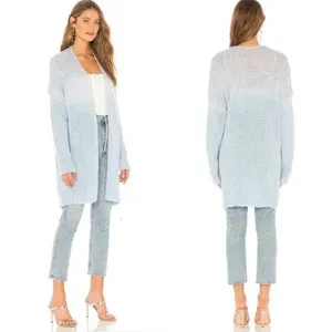 Revolve Tularosa Payson Open Front‎ Cardigan Duster in Blue Skies XS thumbnail 2