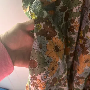 Uncle Frank Floral Tiered Buttons Flutter Sleeve Dress with pockets J12 thumbnail 6