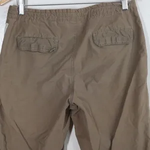 VTG Columbia Sportswear Capris Women's Size M Tan Cargo Drawstring Waist Outdoor thumbnail 13