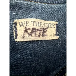 Free People We The Free Flare Wide Jeans High Rise size 26 Blue thumbnail 6