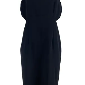 Jill Stuart Square Neck Waist Cut Out Evening Gown Maxi Dress Black Size 4 thumbnail 7