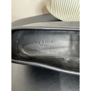 Rag & Bone Tanja Platform Penny Loafers Black Leather Sz 38‎ thumbnail 8