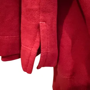 Old Navy Ruffle Sleeve Sweatshirt‎ Women's Large Red Preppy Classic Feminine NWT thumbnail 6