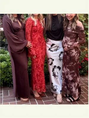 Significant Other Demi Backless Long-sleeve Column Gown AU8/US4 thumbnail 2