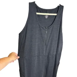 Torrid Active 3 Black Jumpsuit with Pockets EUC Size 3 thumbnail 5