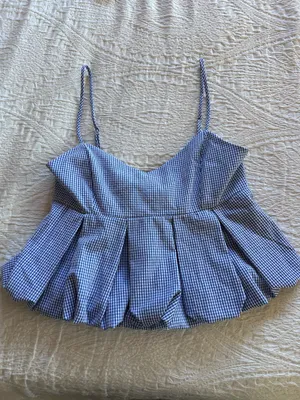 Peach Love Back Tie Bubble Tank thumbnail 6