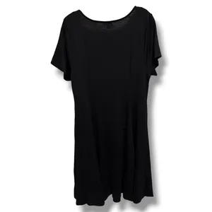 Torrid L 12 Black Sweetheart Rib Knit Fit Flare Dress Pockets NWT thumbnail 9