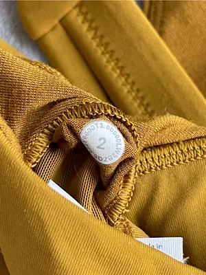 Lululemon Free to be Elevated sport bra gold spice mustard yoga Pilates gym 2 thumbnail 6
