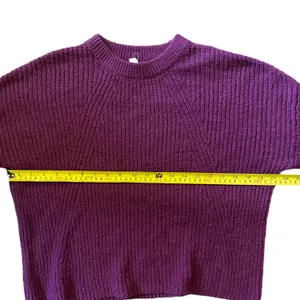 BP Purple Knit Cotton Blend Sweater NEW Size Medium thumbnail 4