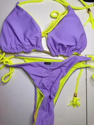 Bikini Set Purple thumbnail 1