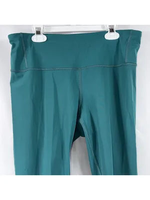 Lululemon Teal High Rise Leggings Size 10 thumbnail 2